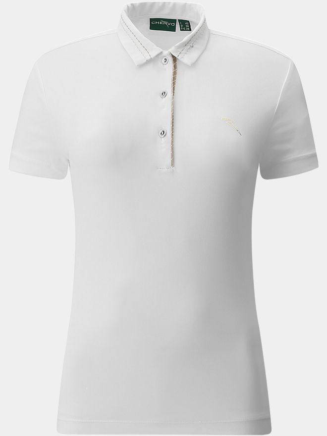 Chervo AAA Halbarm Polo weiß