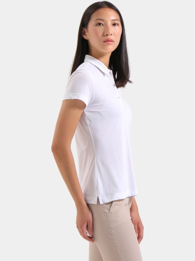 Chervo AAA Halbarm Polo weiß