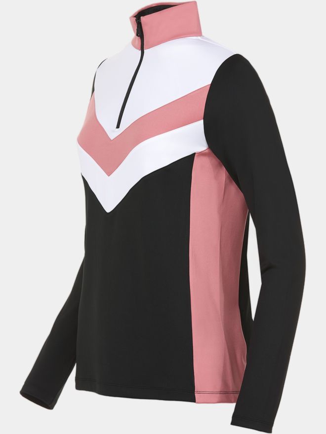 Polo Ralph Lauren V Kontrast Stretch Midlayer schwarz