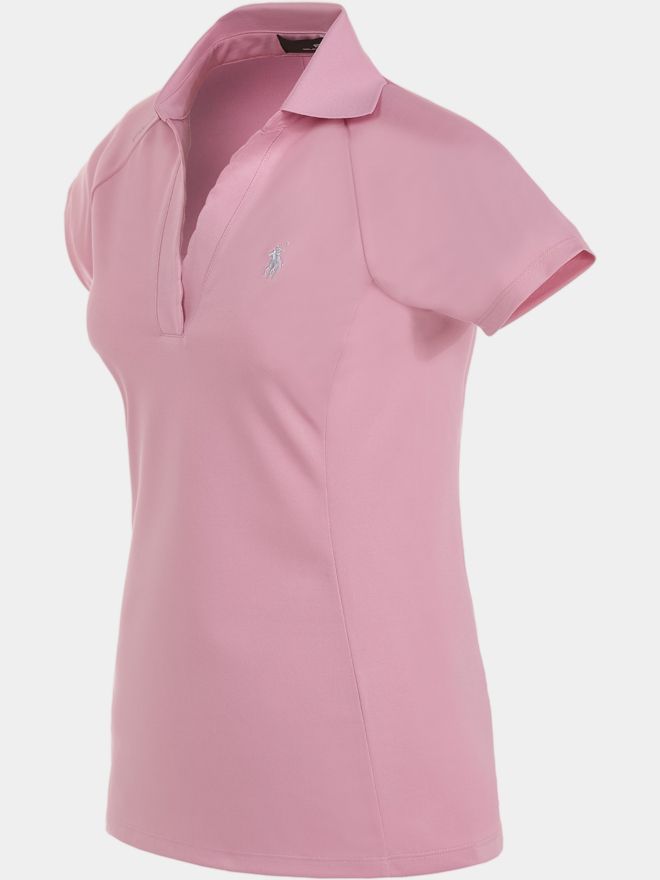 Polo Ralph Lauren Wellen Halbarm Polo rosa