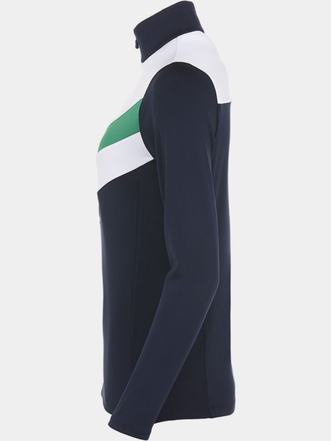 Polo Ralph Lauren V Kontrast Stretch Midlayer navy