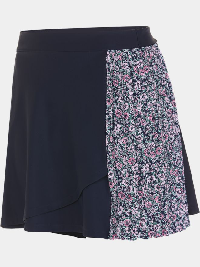 Polo Ralph Lauren Flower Plissee kurz Skort navy
