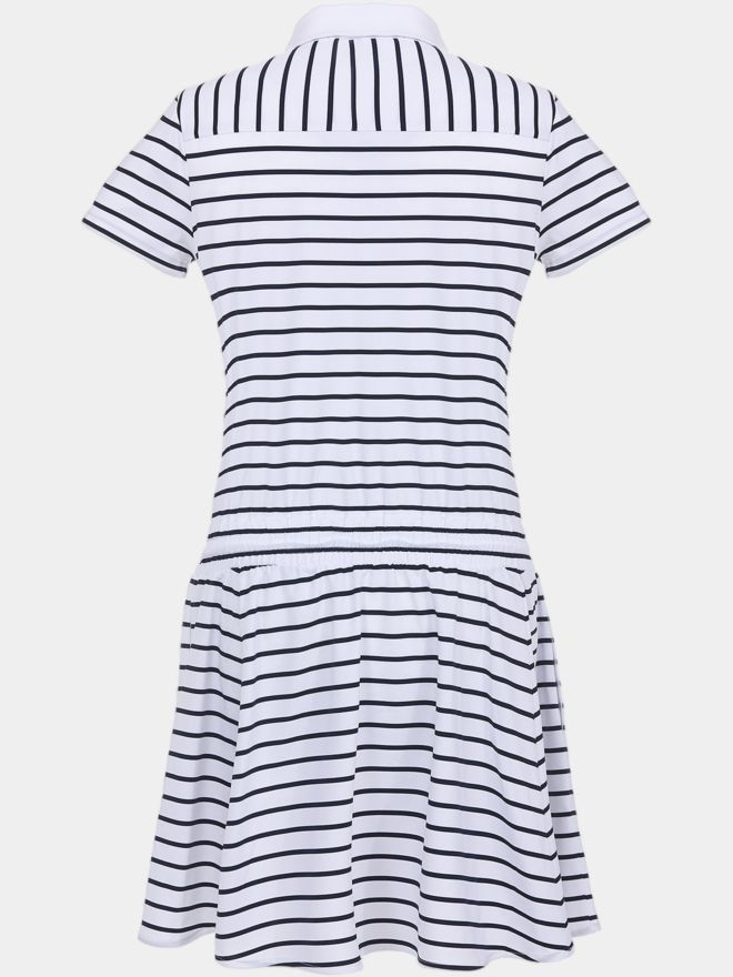 Polo Ralph Lauren Streifen Halbarm Kleid navy