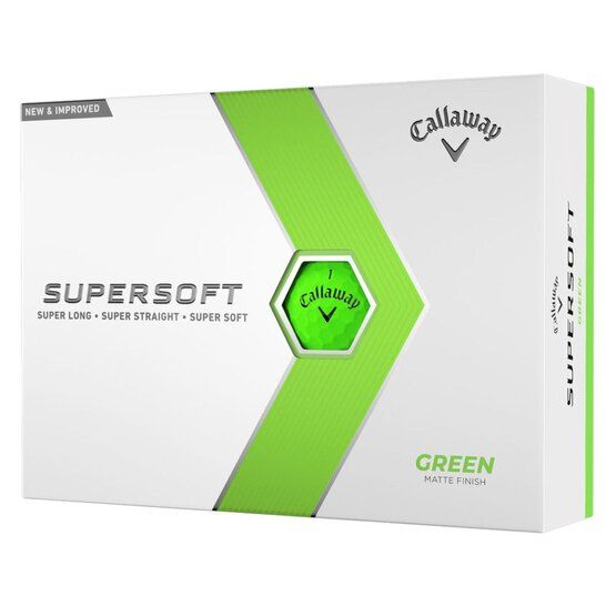 Callaway Supersoft  Golfball grün