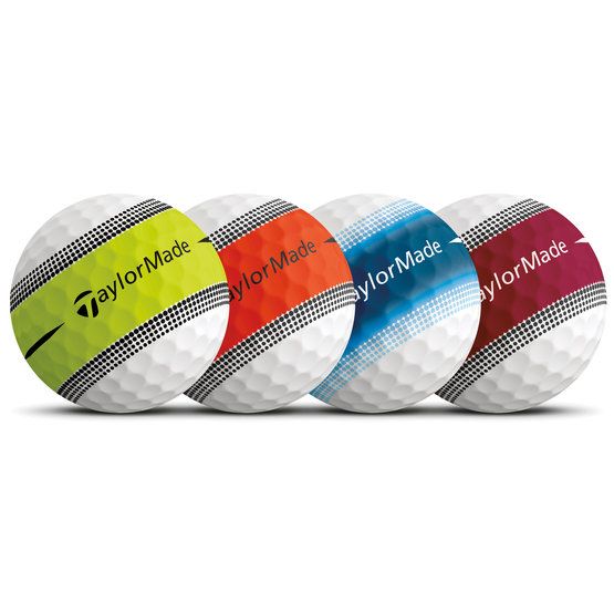 TaylorMade Tour Response Stripe Multi golfové míčky barevné