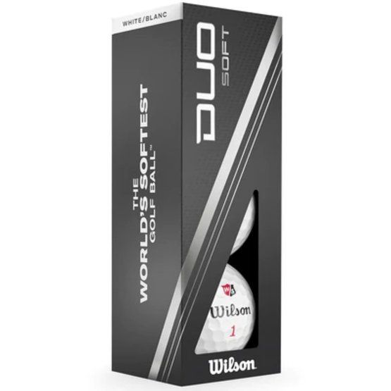 Wilson Staff DUO Soft golf balls (3 for 2 promotion) white