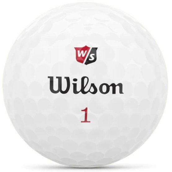 Wilson Staff DUO Soft Golfbälle weiß