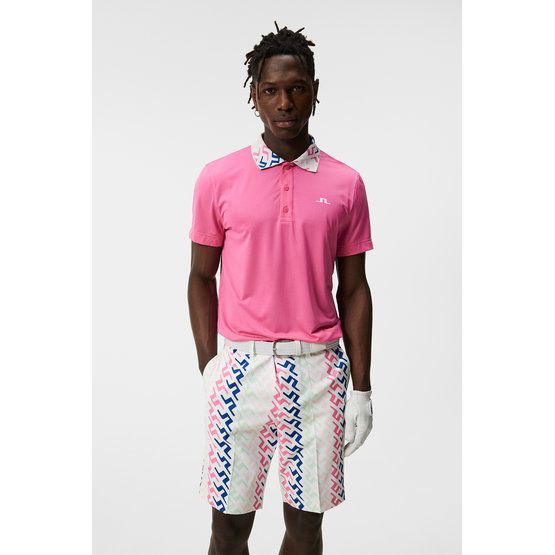 J.Lindeberg Glen Regular Fit Halbarm Polo pink