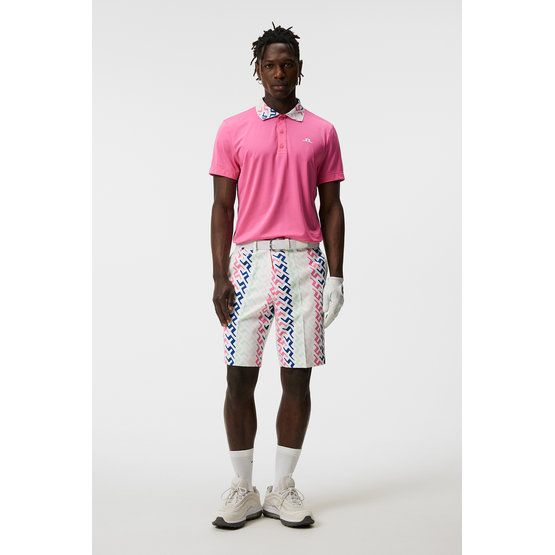 J.Lindeberg Glen Regular Fit Halbarm Polo pink