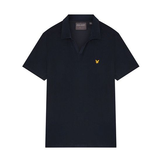 Lyle & Scott Towel  polo s krátkým rukávem námořnická modrá