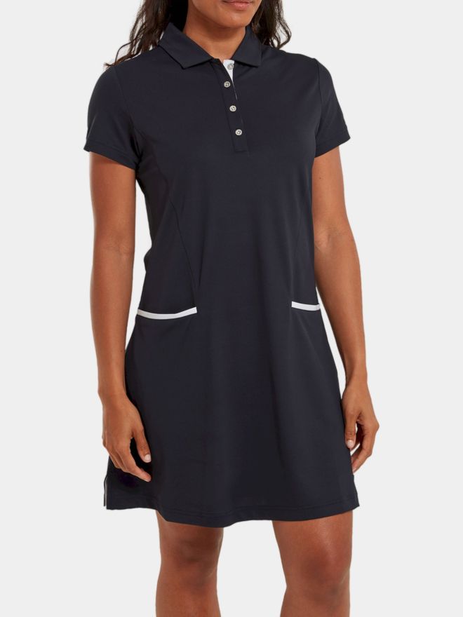 FootJoy FJ Golf Dress Halbarm Kleid navy