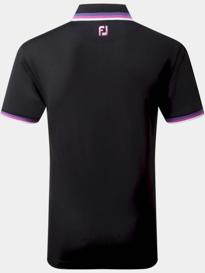 FootJoy Solid Halbarm Polo schwarz