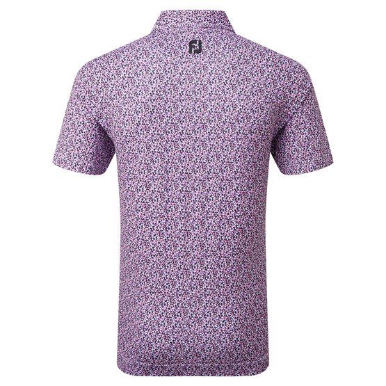 FootJoy Confetti Print Halbarm Polo lila