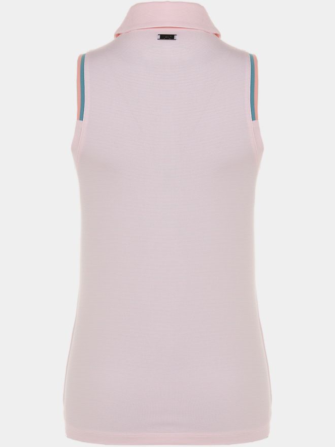 Under Armour Zinger Point Sleeveless Polo rosa