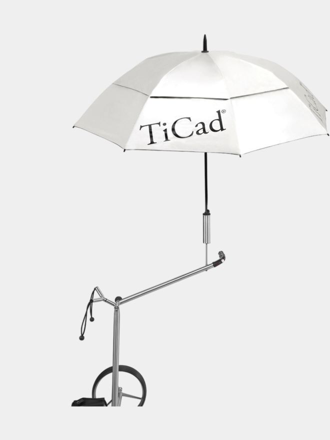 TiCad Držák deštníku průměr 36 mm, délka 305 mm stříbrná
