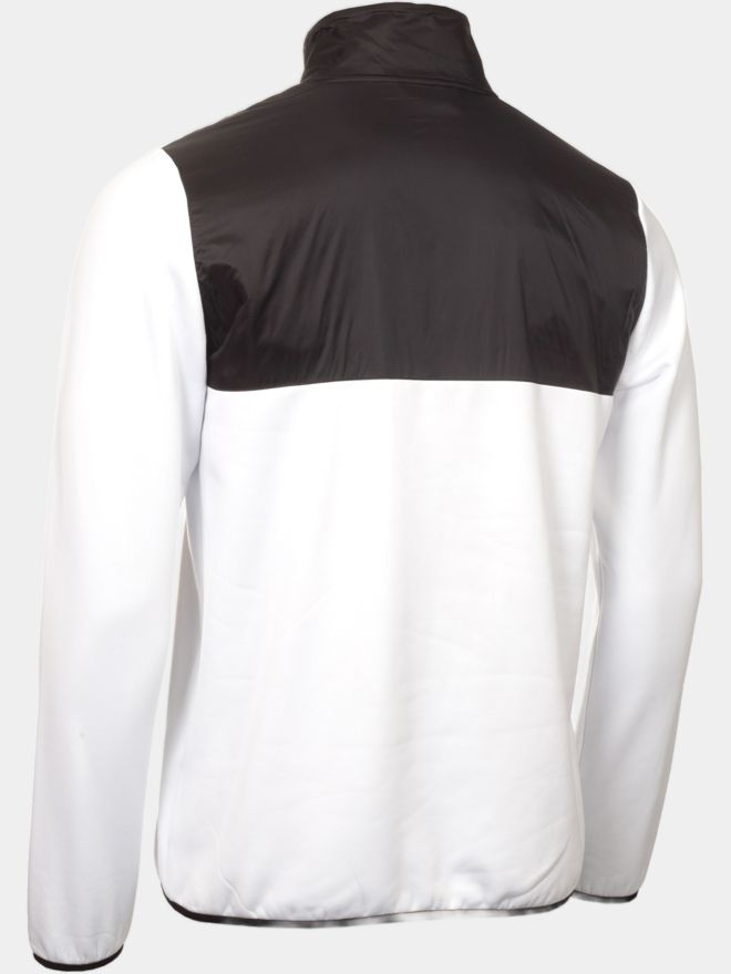 Calvin Klein HARROW HYBRID HALF ZIP Stretch Midlayer weiß