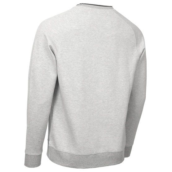 Calvin Klein  RENDELL CREWNECK SWEATER  mikina světle šedá melanžová