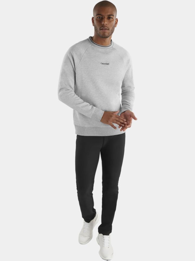 Calvin Klein RENDELL CREWNECK SWEATER Shirt Sweatshirt hellgrau melange