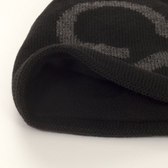 Calvin Klein LARGE MONOGRAM BEANIE Mütze schwarz