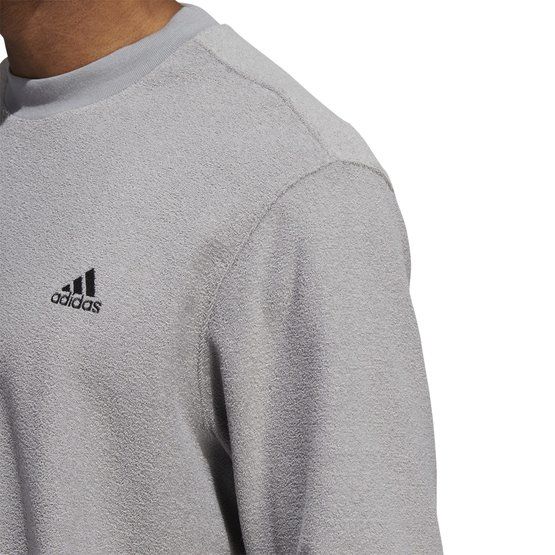 Adidas  CORE CREW Fleecová střední vrstva šedá