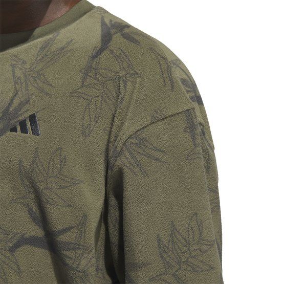 adidas  NVLTY CREW Fleece Midlayer olive