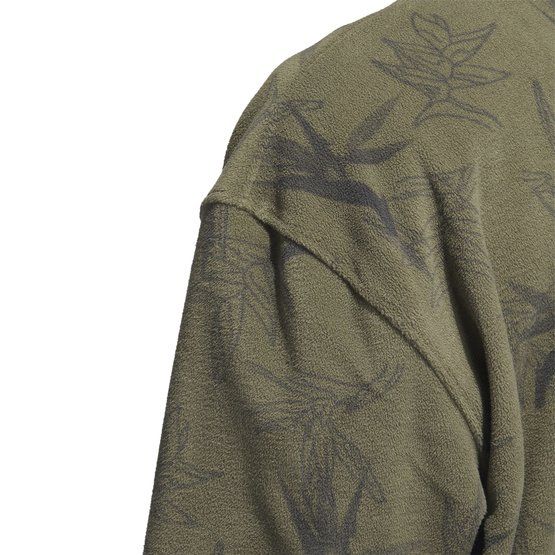 adidas  NVLTY CREW Fleece Midlayer olive