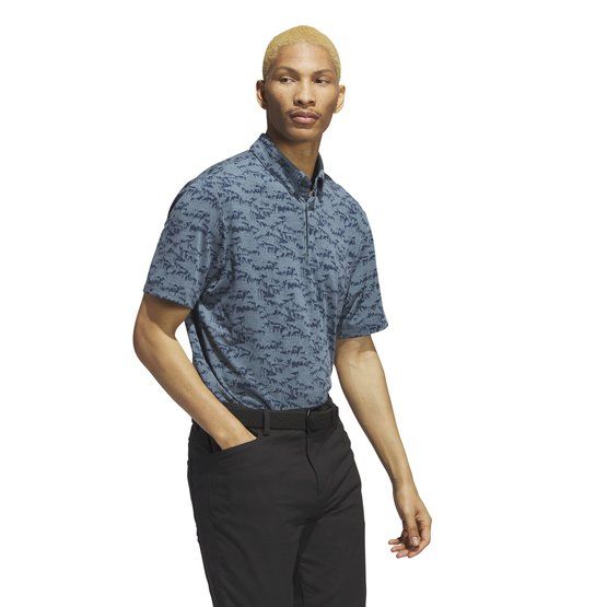 adidas  GO-TO PRT half sleeve polo anthracite