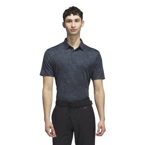 Adidas NVLTY TXT Halbarm Polo anthrazit