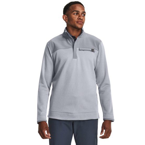 Under Armour  Mikina Storm Sweaterfleece HZ Stretch Midlayer šedá