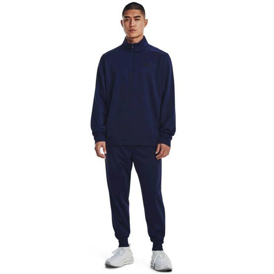 Under Armour  Armour Fleece 1/4 Zip Stretch Midlayer navy