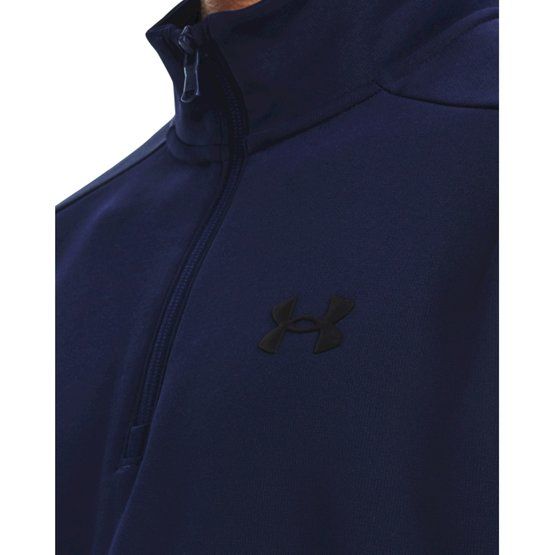 Under Armour  Armour Fleece 1/4 Zip Stretch Midlayer navy