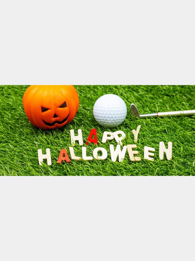 Golf House Gutschein zum Drucken Halloween
