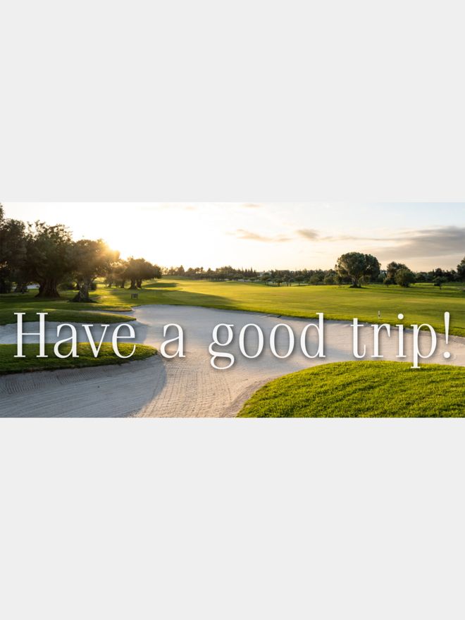 Golf House Gutschein zum Drucken Gute Reise