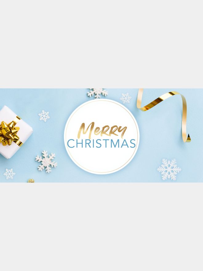 Golf House Gutschein zum Drucken Merry Christmas