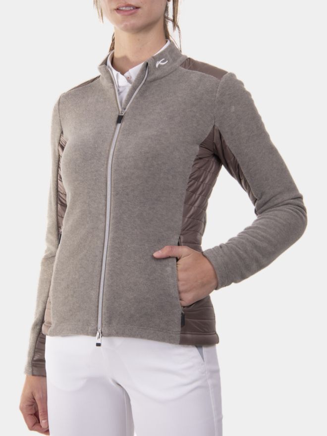 Kjus Maxima Midlayer Fleece Jacke camel