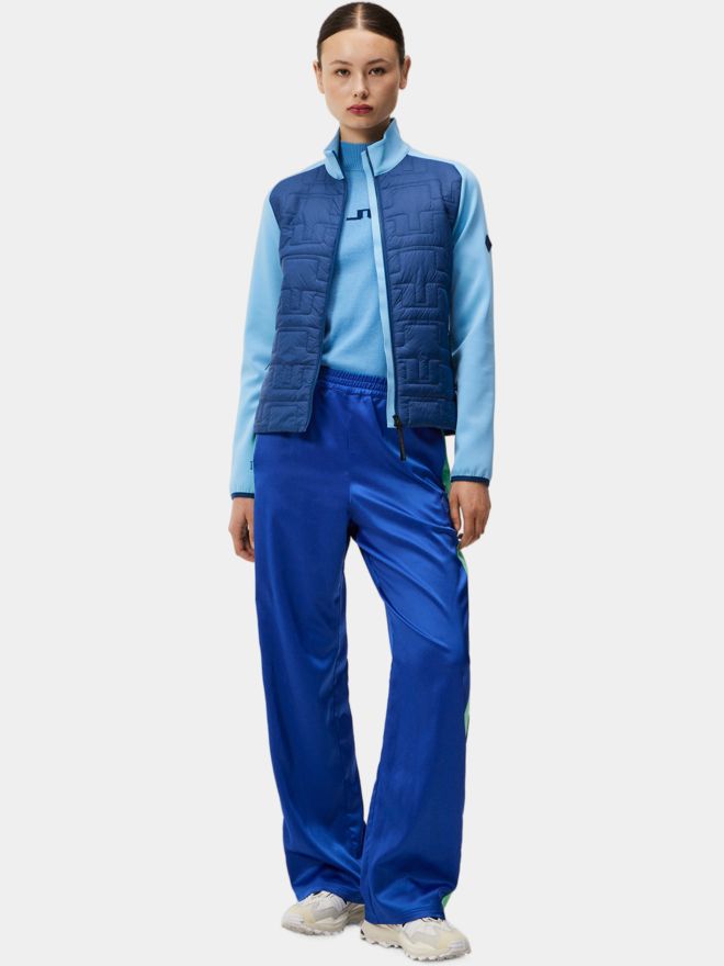 J.Lindeberg Quilt Hybrid Stretch Jacke blau