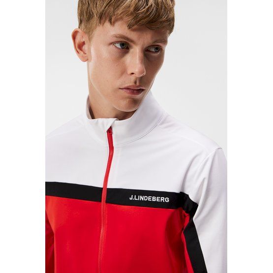 J.Lindeberg  Jarvis Mid Layer Stretch Jacket red