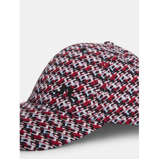 J.Lindeberg  Jim Print Cap red