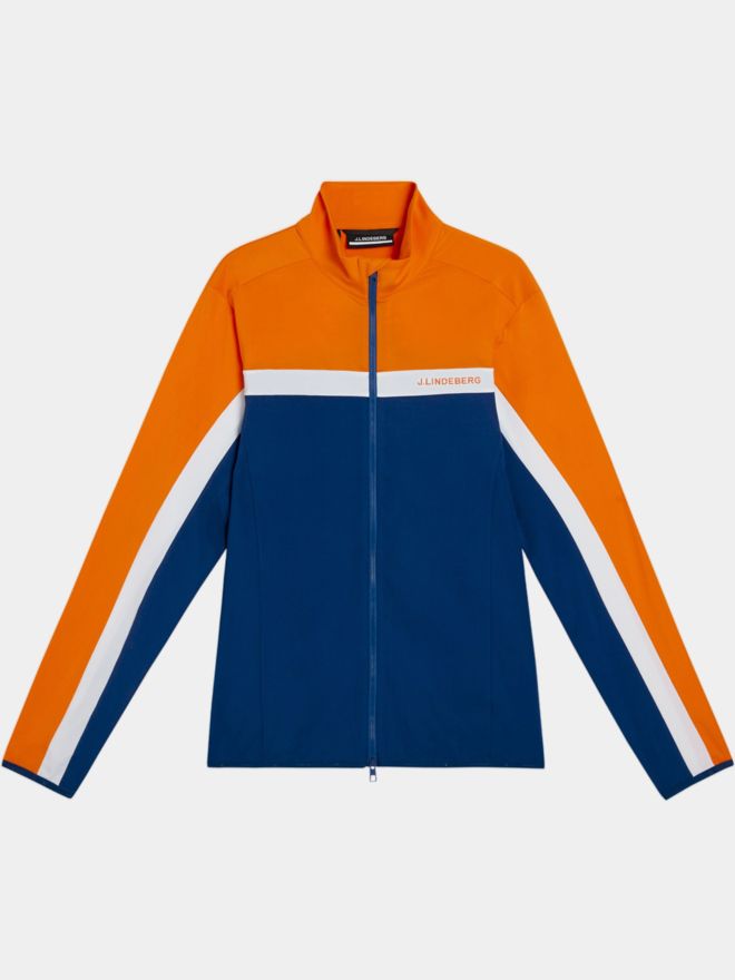 J.Lindeberg Jarvis Mid Layer Stretch Jacke blau