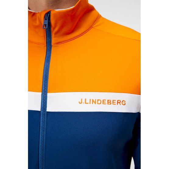 J.Lindeberg Jarvis Mid Layer Stretch Jacke blau