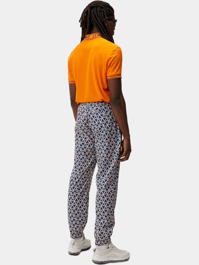 J.Lindeberg Austin Regular Halbarm Polo orange