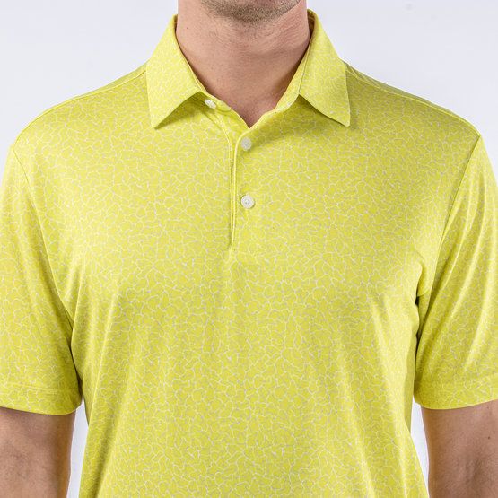 Galvin Green  Mani half sleeve polo lime