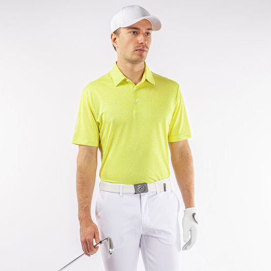 Galvin Green  Mani half sleeve polo lime