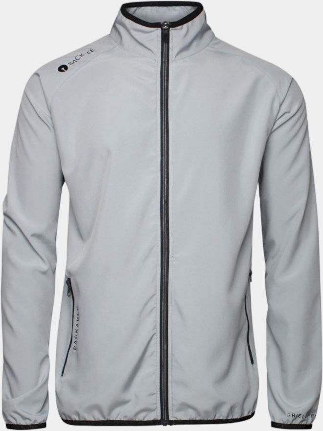 Backtee 80G Packable Shield Windstopp Jacke grau