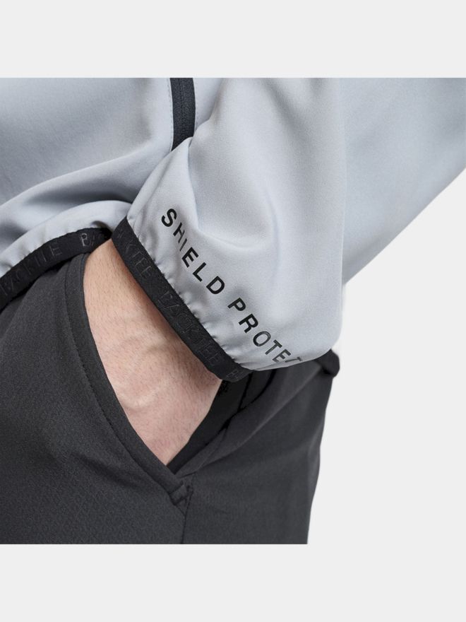 Backtee 80G Packable Shield Windstopp Jacke grau