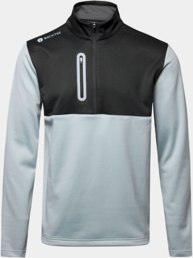 Backtee Zipneck Shield Midlayer Stretch Midlayer schwarz