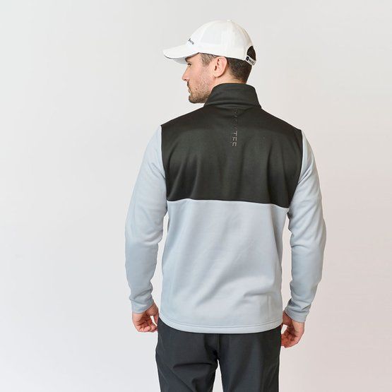 Backtee Zipneck Shield Midlayer Stretch Midlayer schwarz