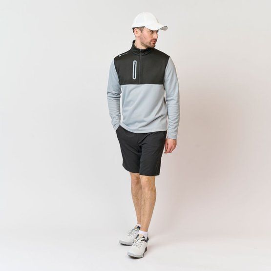 Backtee Zipneck Shield Midlayer Stretch Midlayer schwarz