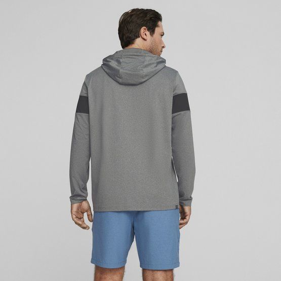 Puma Mattr Colorblock Hoodie Sweatshirt grau