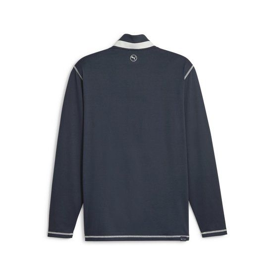 Puma Lightweight 1/4 Zip Stretch Midlayer navy